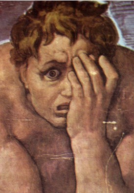 Verdammter aus Michelangelos "Jngstem Gericht" (Sistina)