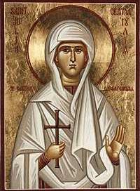 Moderne Ikone der hl. Julia (�kumenisches Heiligenlexikon)